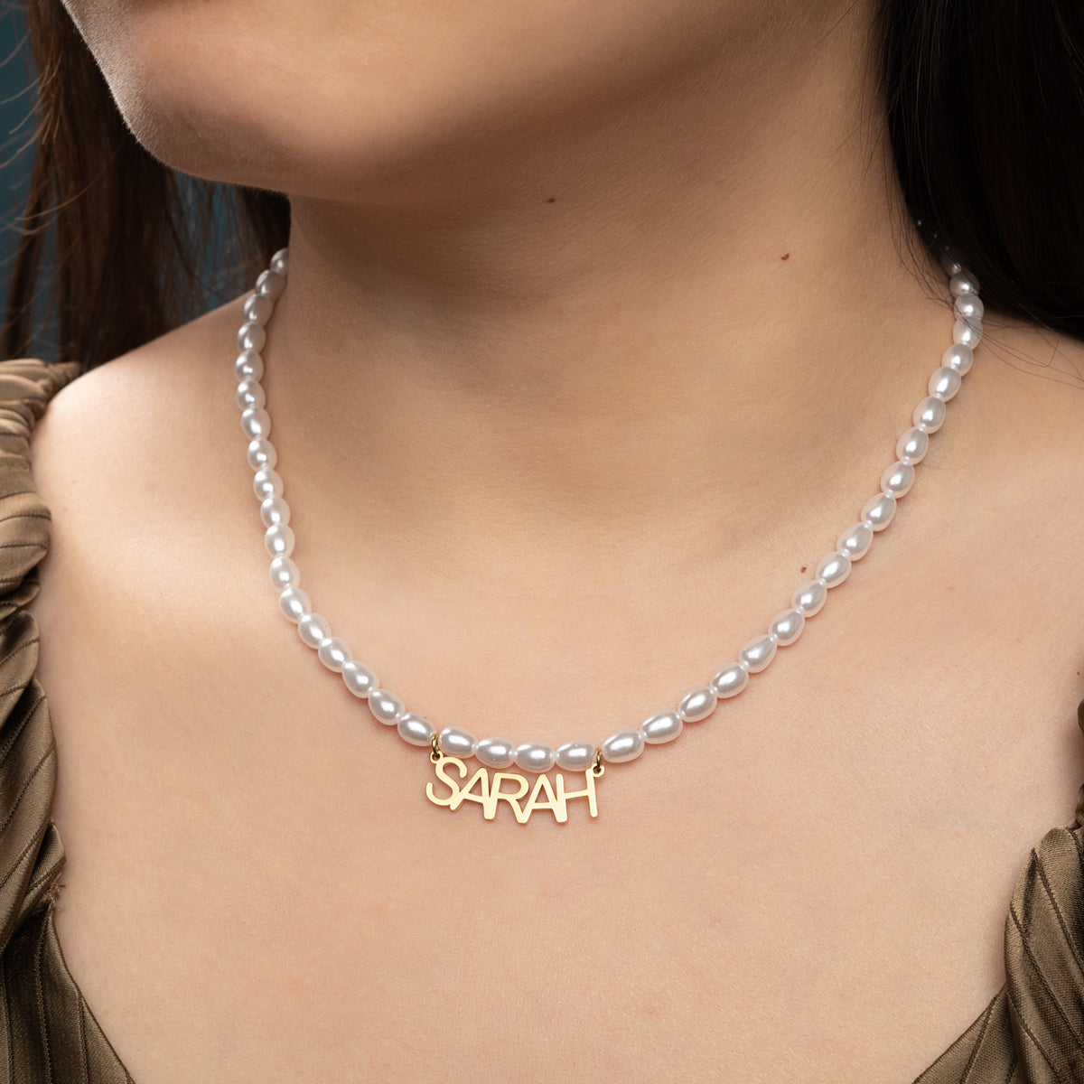 Pearl Name Necklace