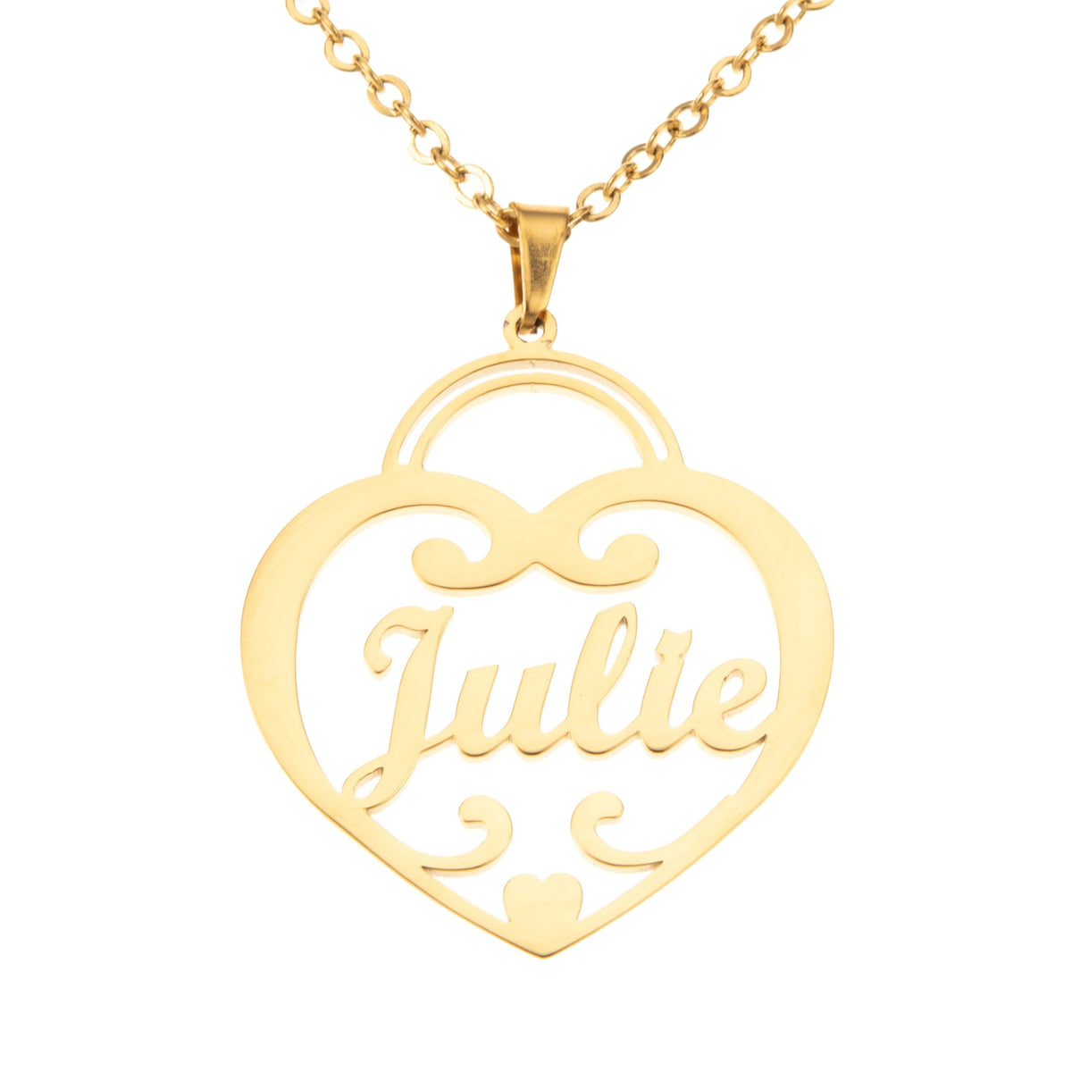Personalised Heart Name Necklace