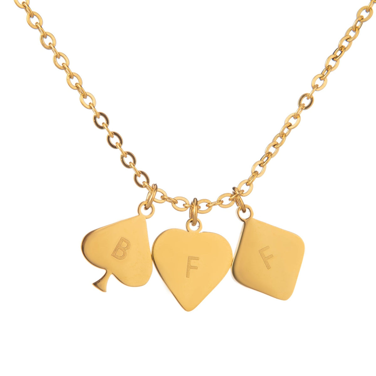 Personalised Playing Card Pendant