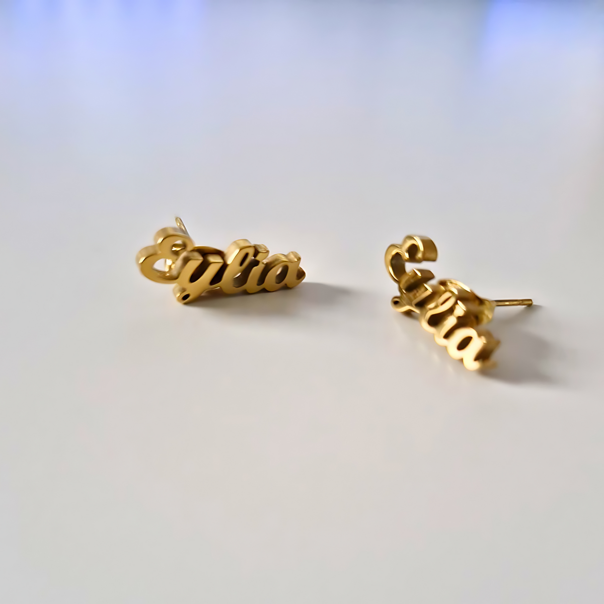 Two-Name Personalised Earrings