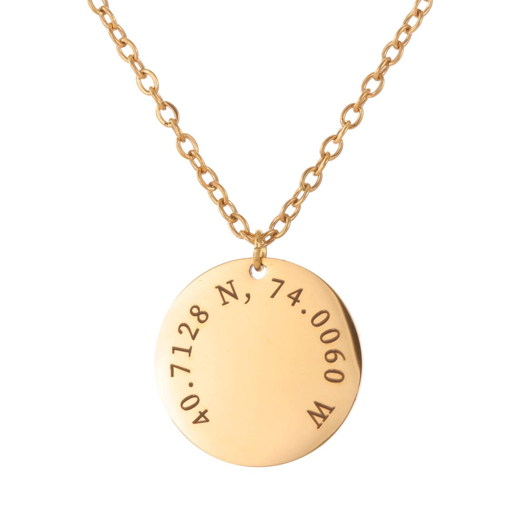 Personalised Coordinates Necklace
