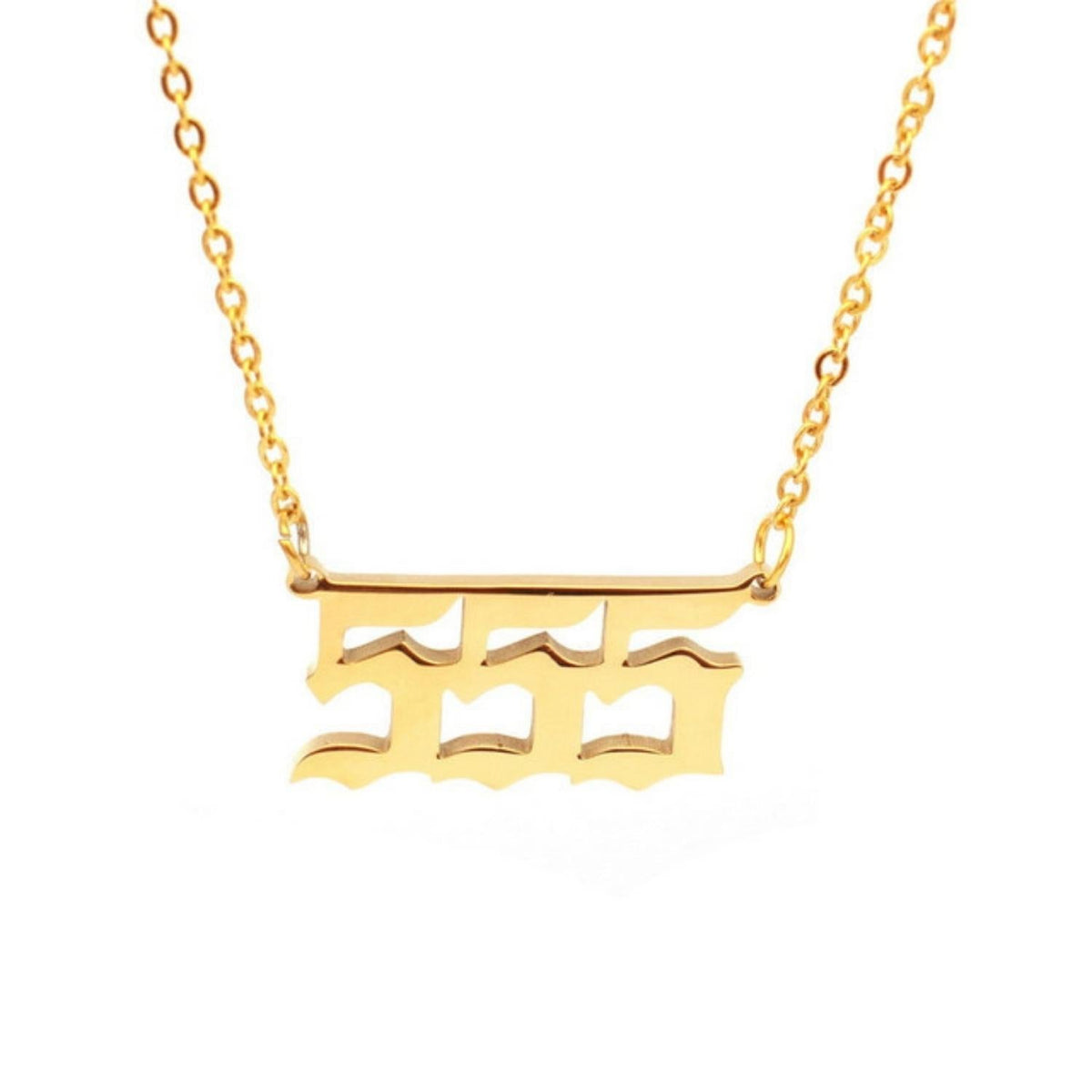 Personalised Angel Number Necklace