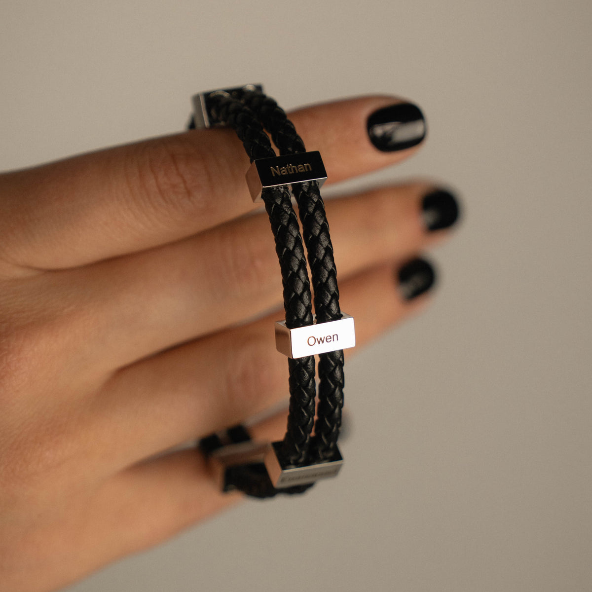Men’s Braided Leather Bracelet