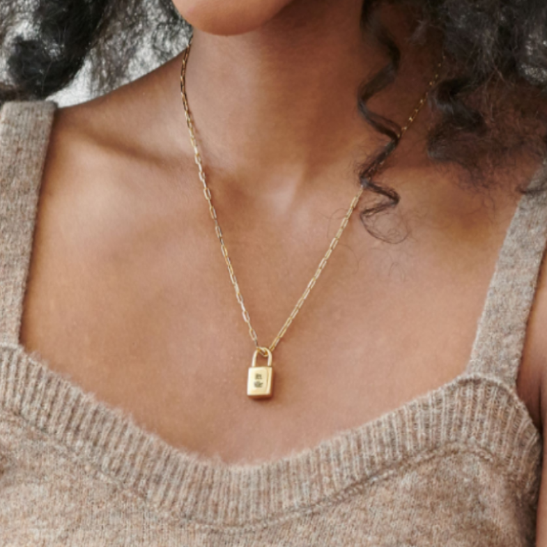 Personalised Lock Necklace
