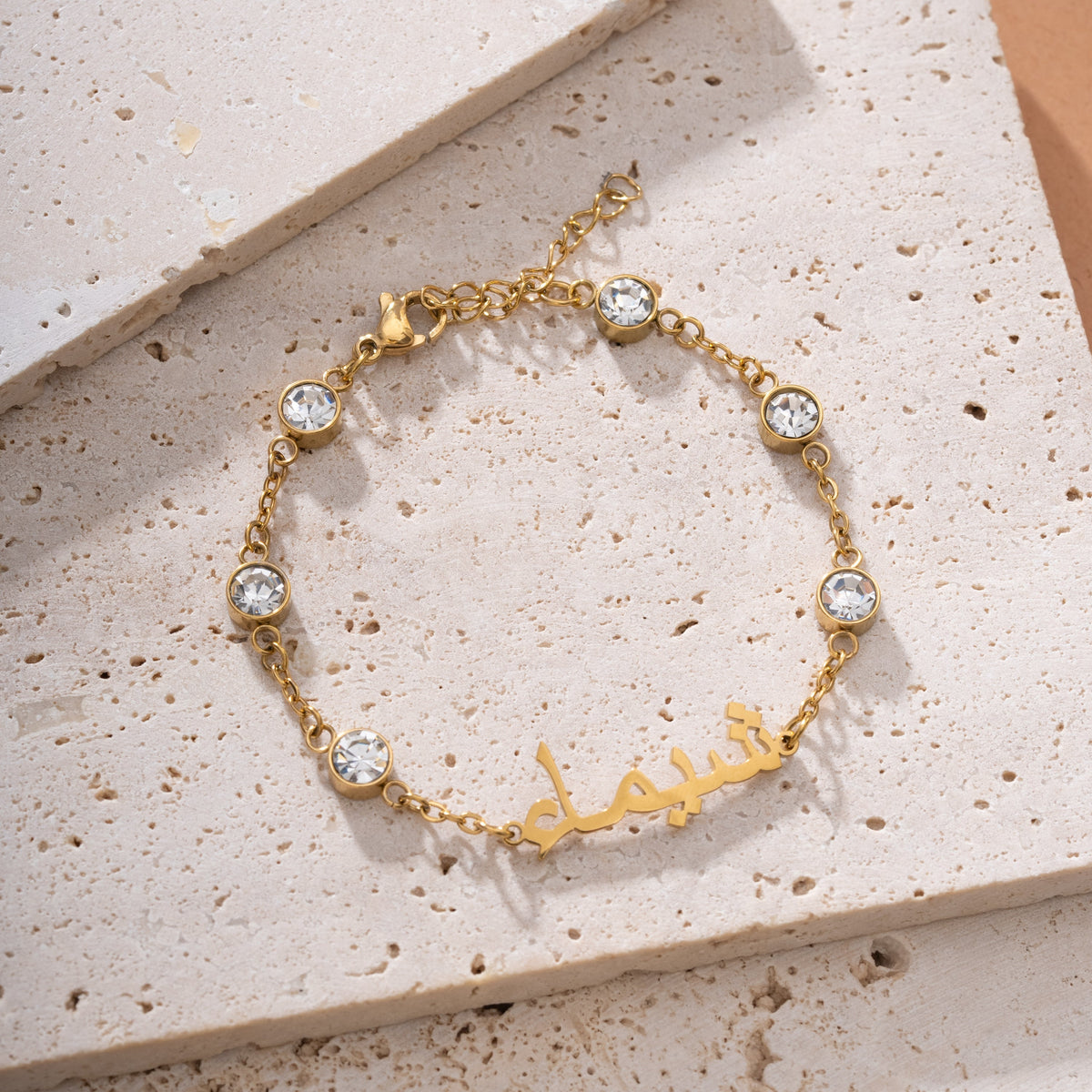 Arabic Personalised Bracelet with Crystal