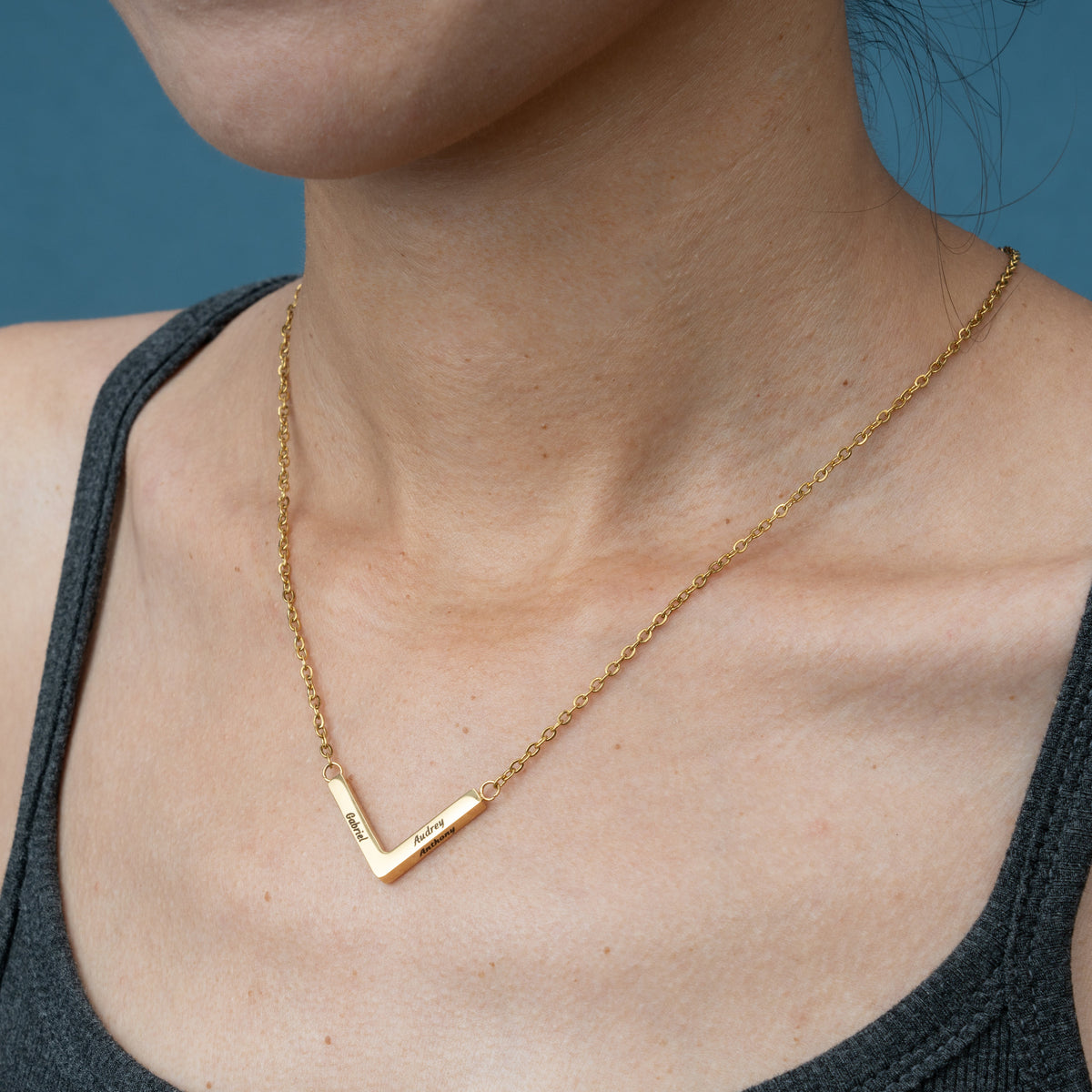 Personalised 4D Bar Necklace