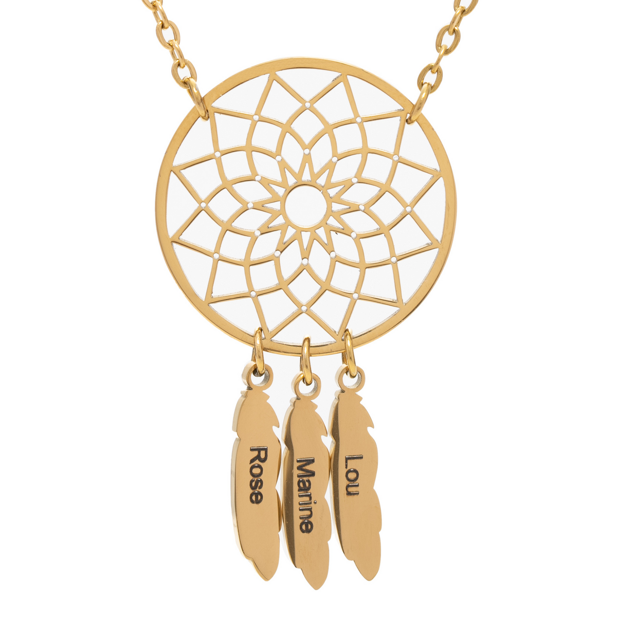 Dreamcatcher Name Necklace
