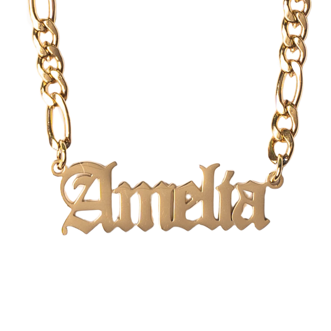 Personalised Gothic Necklace