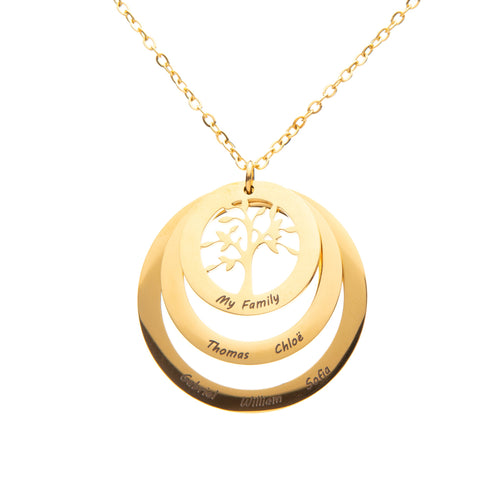 Familienbaum Kreise Kette
